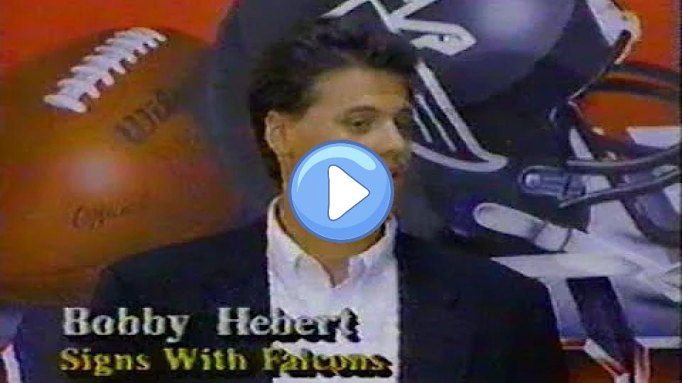 Video thumb: Bobby Hebert, a free agent, signs with the Atlanta Falcons and leaves the New Orleans Saints in 1993.