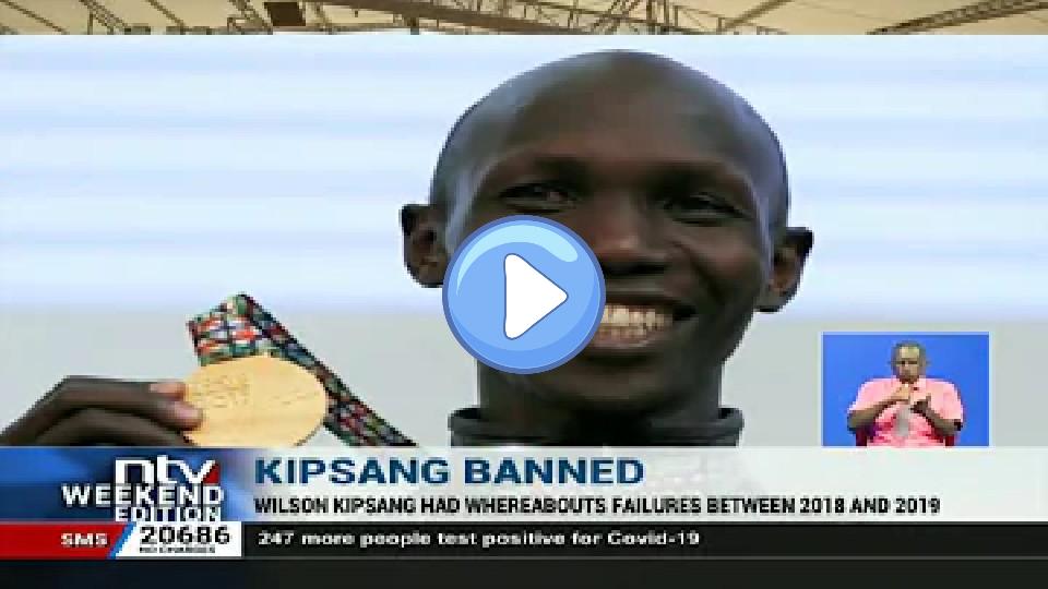 Play video: Doping: Former marathon world record holder Wilson Kipsang handed a 4-year ban Video thumb: Doping: Former marathon world record holder Wilson Kipsang handed a 4-year ban