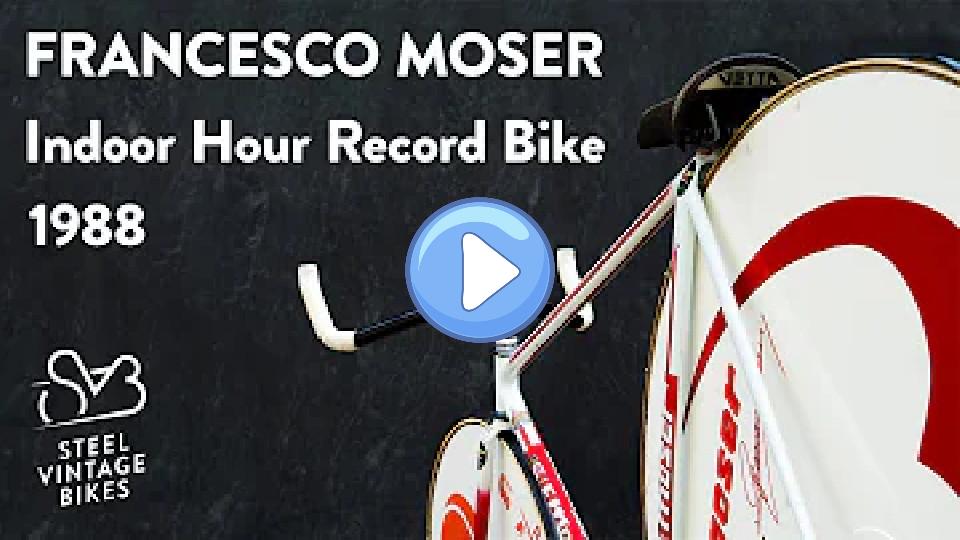 Video thumb: Francesco Moser Personal Indoor Hour Record Time Trial Bicycle, 1988