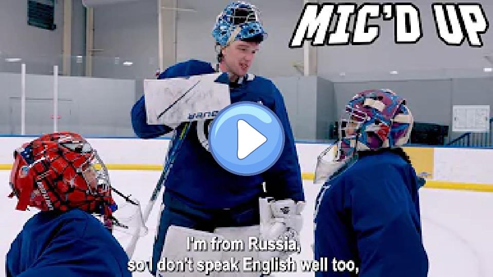 Play video: Vasilevskiy Mic'd Up Against Colombian Kids. Video thumb: Vasilevskiy Mic'd Up Against Colombian Kids.