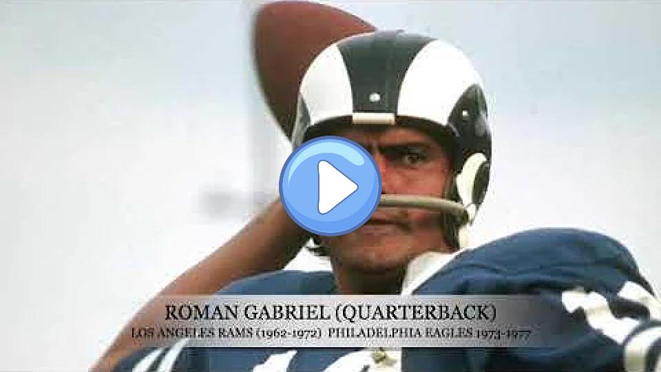 Video thumb: Almost every touchdown by Los Angeles Rams quarterback Roman Gabriel from his 1969 NFL MVP season.