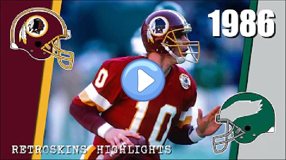 Video thumb: 1986 RetroSkins Highlights: Washington vs. Eagles