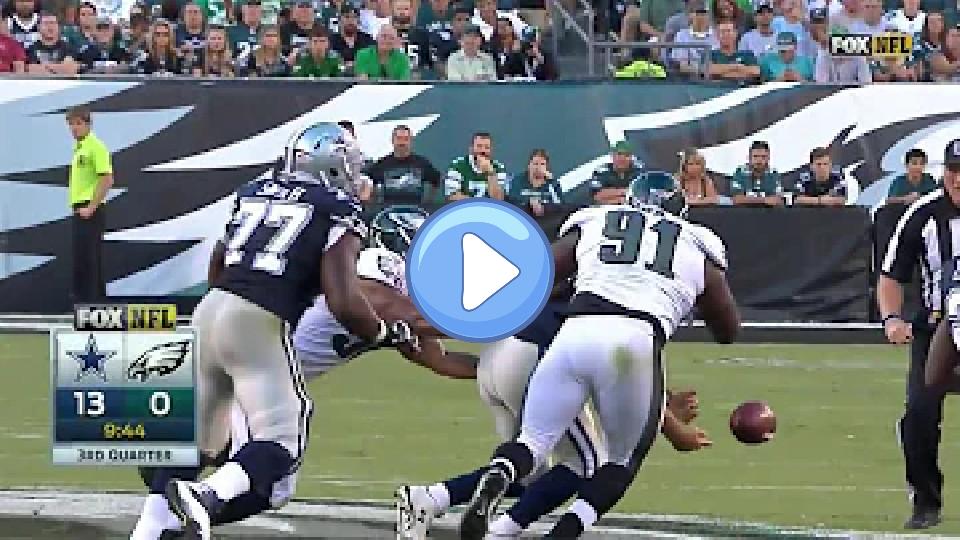 Play video: Tony Romo injured against the Eagles - 09/20/2015 Video thumb: Tony Romo injured against the Eagles - 09/20/2015
