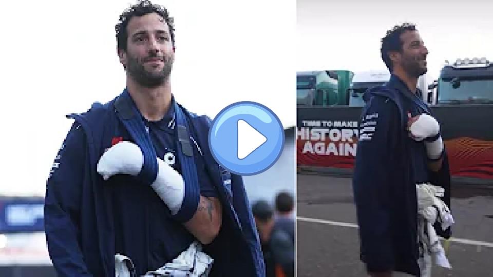 Play video: Daniel Ricciardo smiles even with a broken hand | Behind the Scenes of #DutchGP Video thumb: Daniel Ricciardo smiles even with a broken hand | Behind the Scenes of #DutchGP
