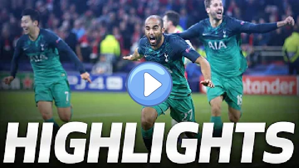 Video thumb: Lucas Moura's Incredible Hat-Trick | Highlights | Ajax 2-3 Spurs (UEFA Champions League Semi-Final)