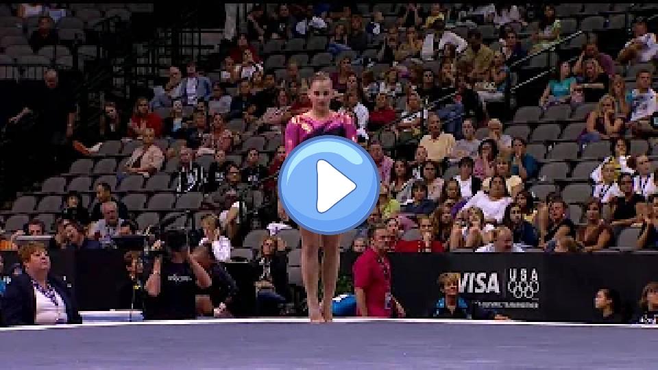 Video thumb: Jana Bieger - Floor Exercise - 2009 Visa Championships - Women's Day 1