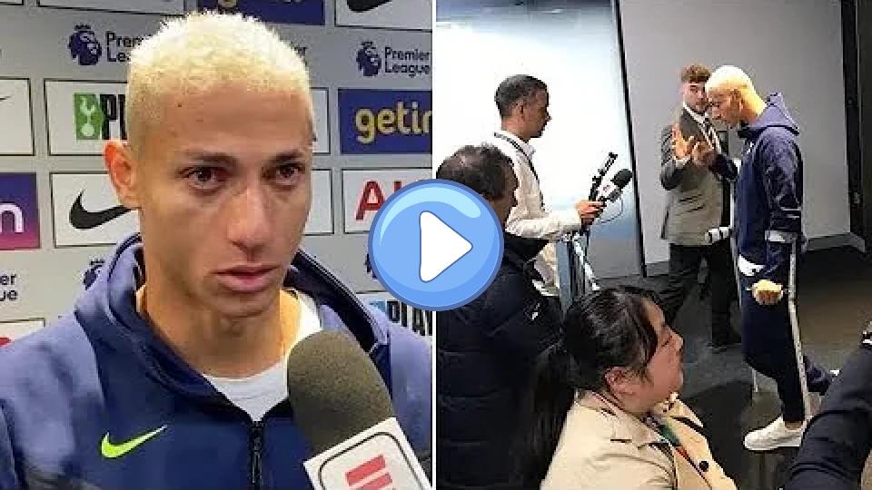 Video thumb: Richarlison gives heartbreaking interview after injury puts World Cup dream in doubt.