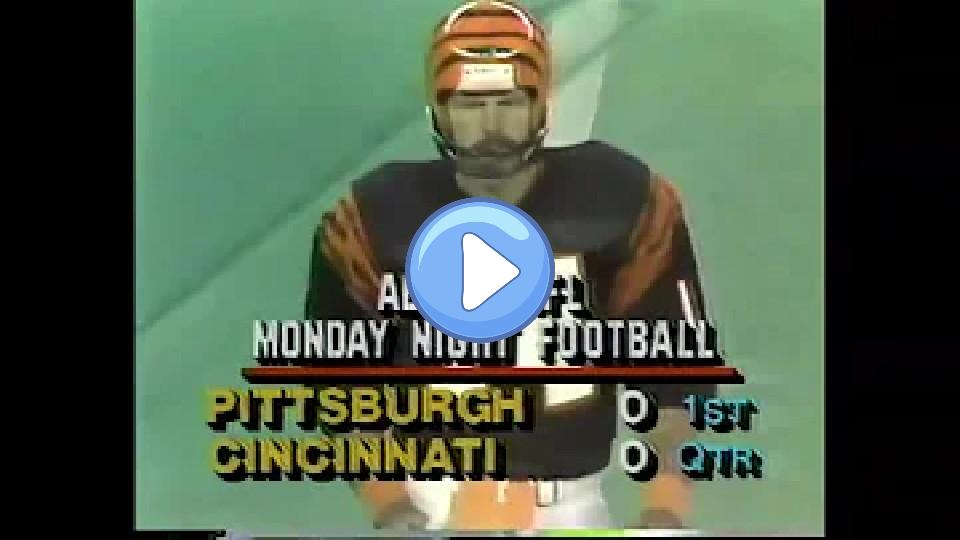 Video thumb: October 10, 1983: Pittsburgh Steelers vs. Cincinnati Bengals