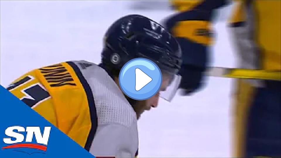 Video thumb: Luke Kunin Suffers Gruesome Ear Injury After Taking a Shot From Teammate Matt Benning