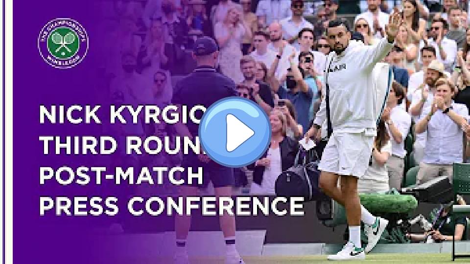 Video thumb: Nick Kyrgios Reflects on Tournament-Ending Injury | Wimbledon 2021