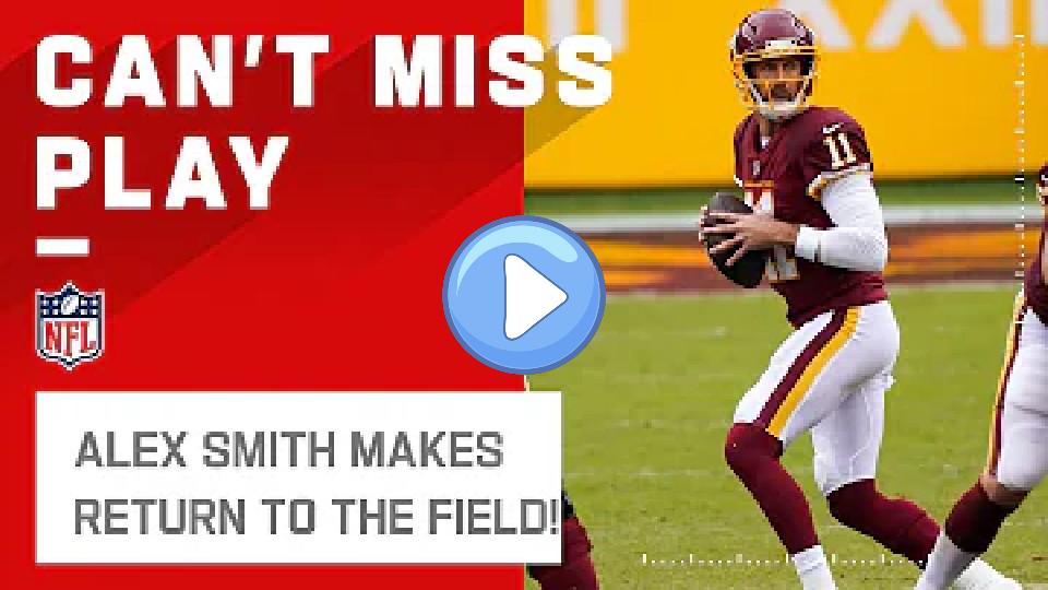 Video thumb: Alex Smith Takes the Field for the First Time Since Injury