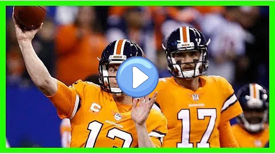 Video thumb: Trevor Siemian out with a left shoulder injury; Brock Osweiler in at QB for the Broncos.
