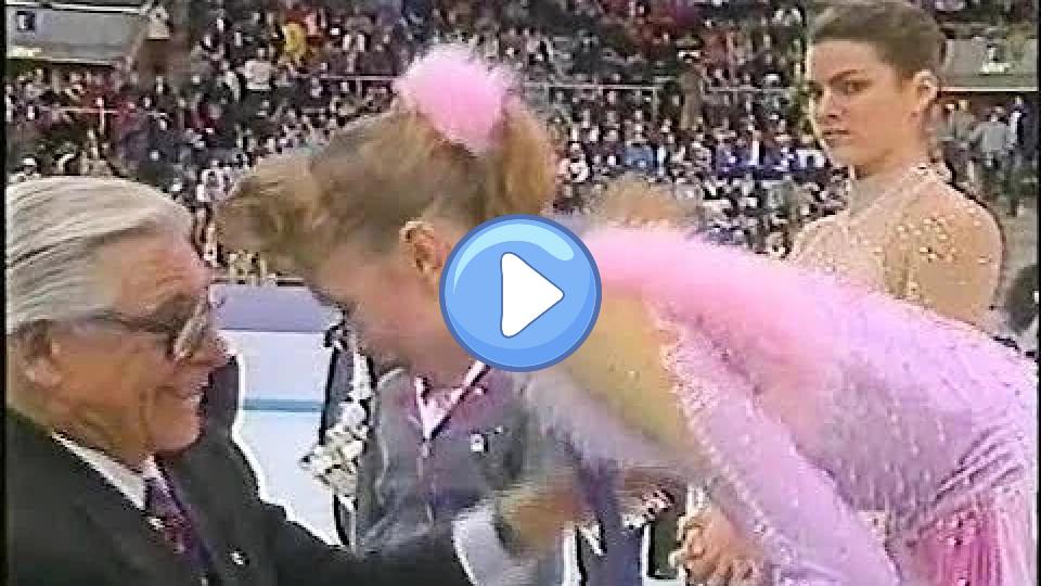 Play video: Nancy Kerrigan's Reaction to Oksana Baiul Winning Gold Video thumb: Nancy Kerrigan's Reaction to Oksana Baiul Winning Gold