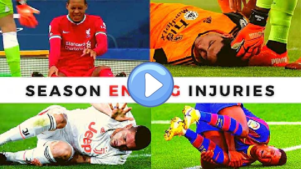 Play video: Season-Ending Injuries in Football 2020/2021 Video thumb: Season-Ending Injuries in Football 2020/2021