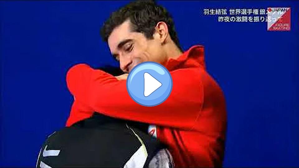 Video thumb: Cute Moments Between Yuzuru and Javier