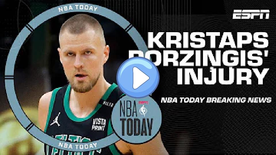 Video thumb: Detailing Kristaps Porzingis' injury and its impact on the Celtics' margin for error | NBA Today