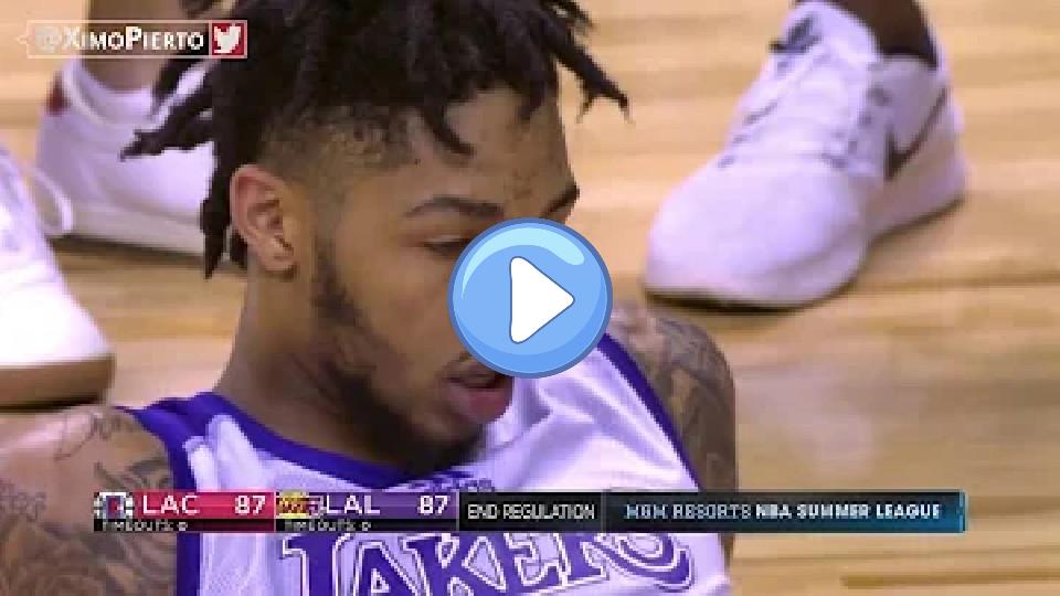 Video thumb: [July 10, 2017] - Brandon Ingram Leg Injury & Misses Game Winner // 2017 Summer League