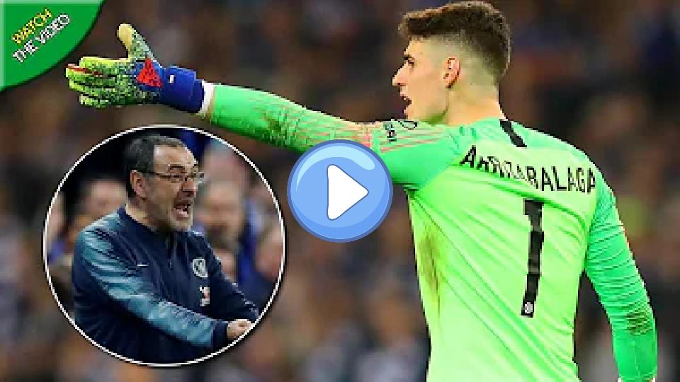 Video thumb: Kepa Arrizabalaga Refuses to be Substituted in Carabao Cup Final Penalties 1080p HD