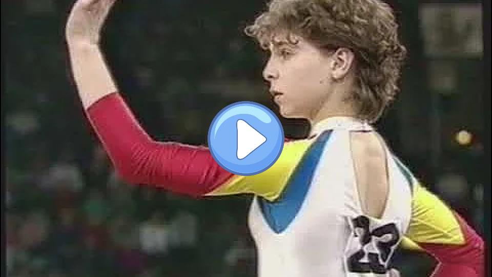Play video: Daniela Silivas (ROU) - DTB Cup 1988 - All-Around - Floor Exercise Video thumb: Daniela Silivas (ROU) - DTB Cup 1988 - All-Around - Floor Exercise