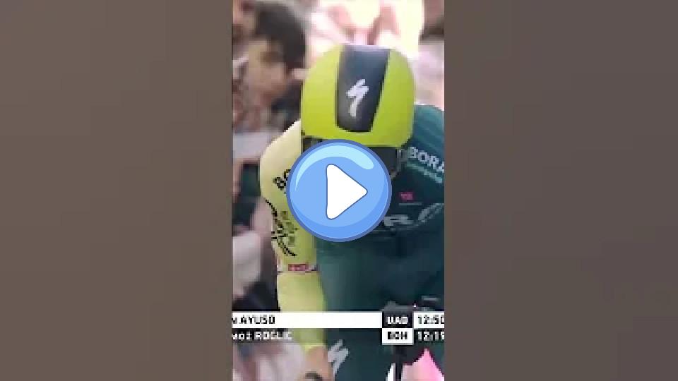 Video thumb: He went the wrong way 😳 Roglic turns the wrong way at the finish but still goes to the top of the standings.