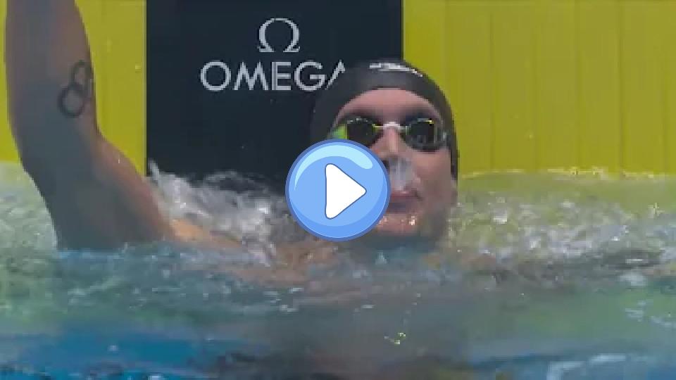 Video thumb: Splash and dash: Caeleb Dressel in the 50m freestyle | U.S. Olympic Swimming Trials presented by Lilly
