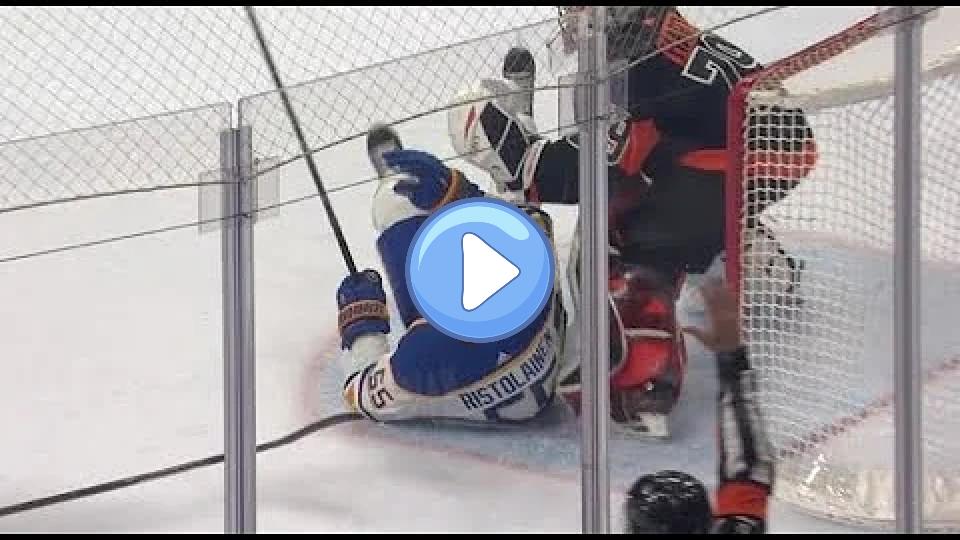 Video thumb: Carter Hart Saves Rasmus Ristolainen's Life