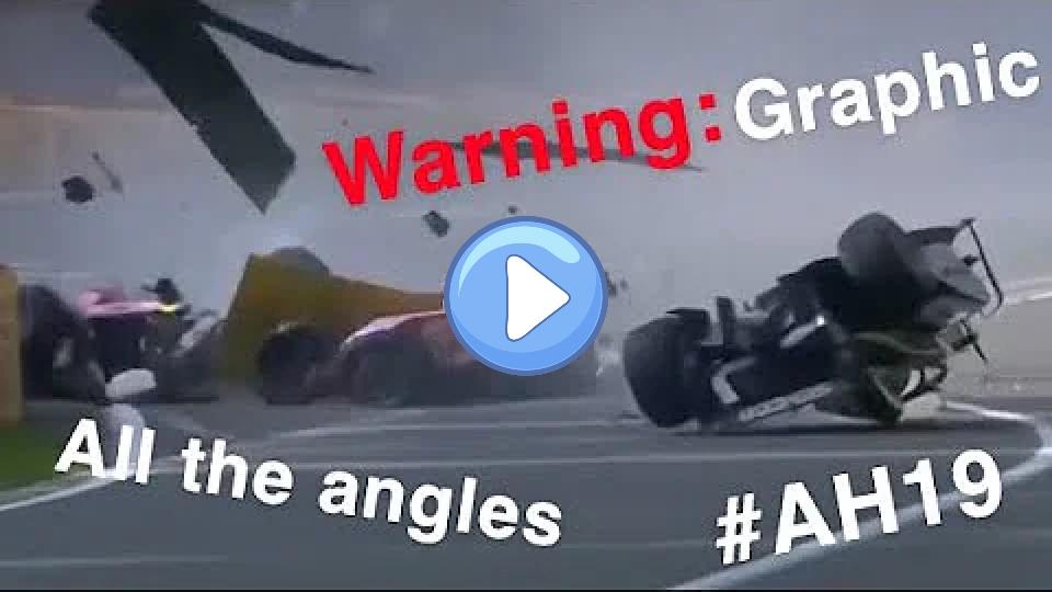Video thumb: All Angles of Anthoine Hubert’s Fatal Crash Including Juan Manuel Correa