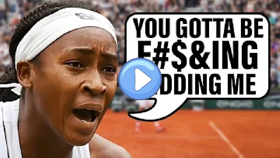 Video thumb: Top Moments When Coco Gauff Lost Her Cool (Unbelievable Moments)