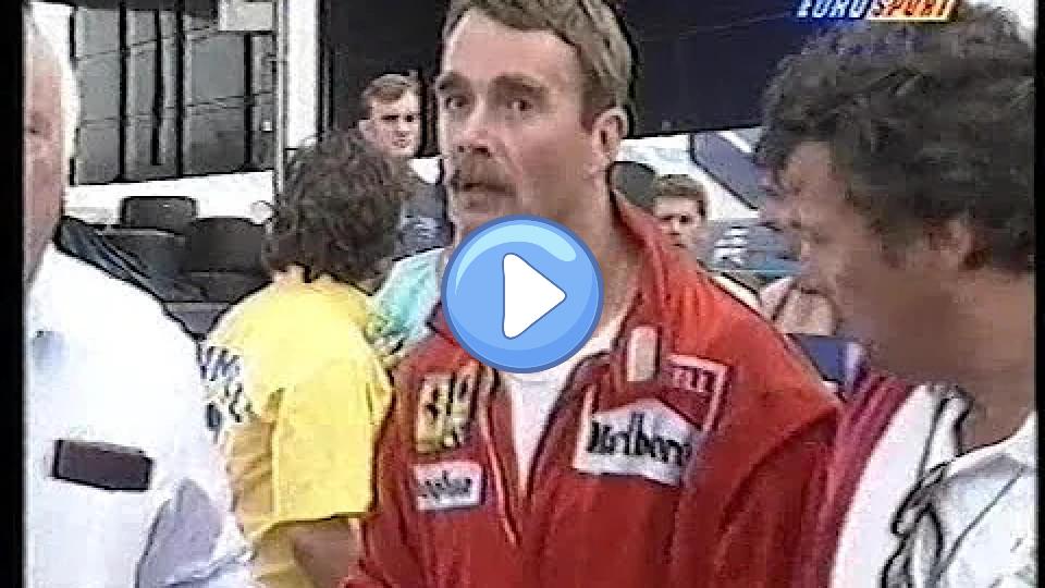 Video thumb: Nigel Mansell's time at Ferrari was marked by his passionate and determined approach to racing.
