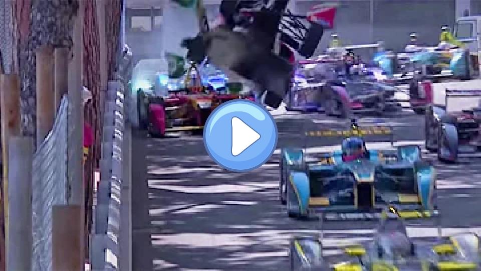 Video thumb: Bruno Senna's Horrific Crash in Monaco Formula E