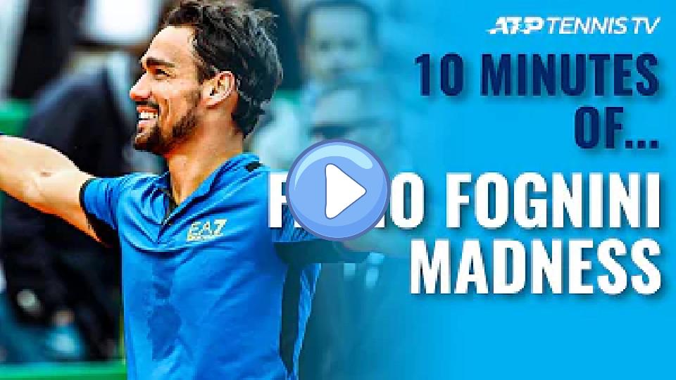 Video thumb: 10 Minutes of Fabio Fognini Magic!
