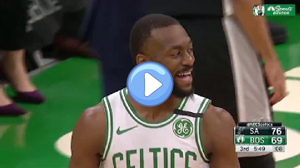 Play video: Kemba Walker has been ejected from the game against the Spurs. Video thumb: Kemba Walker has been ejected from the game against the Spurs.