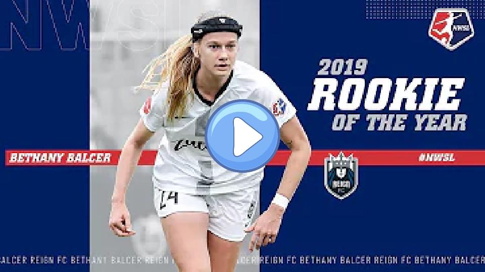 Video thumb: NWSL Rookie of the Year: Bethany Balcer, OL Reign