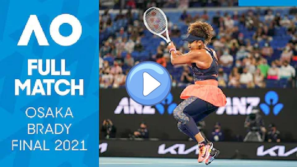 Play video: Naomi Osaka vs. Jennifer Brady Full Match | Australian Open 2021 Final Video thumb: Naomi Osaka vs. Jennifer Brady Full Match | Australian Open 2021 Final