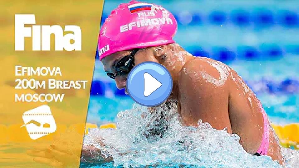 Play video: Efimova gains small revenge by beating Kaneto in the 200m breaststroke! #3 Moscow Video thumb: Efimova gains small revenge by beating Kaneto in the 200m breaststroke! #3 Moscow