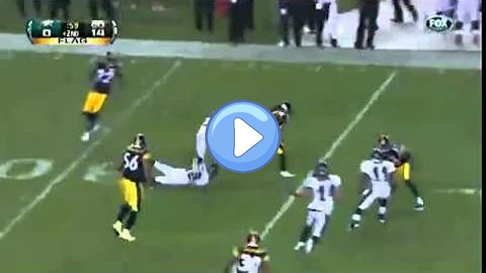 Video thumb: Mike Vick Flips Polamalu (Eagles vs. Steelers Preseason 2011)