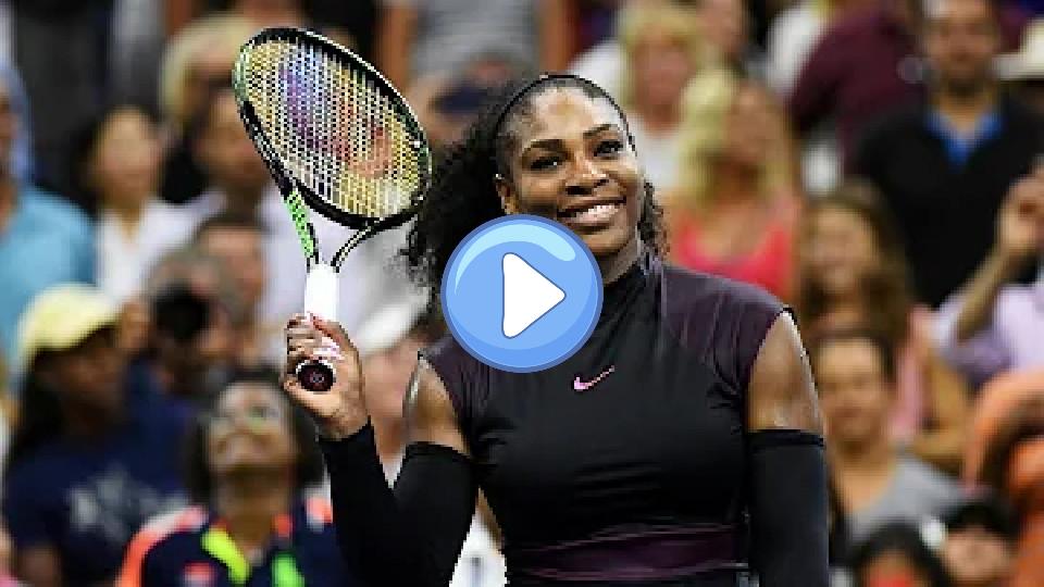 Video thumb: Serena Williams beats Ekaterina Makarova in the US Open despite a shoulder injury