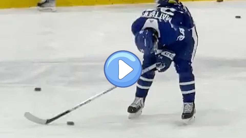 Video thumb: Leafs' Auston Matthews Possibly Injured During Practice