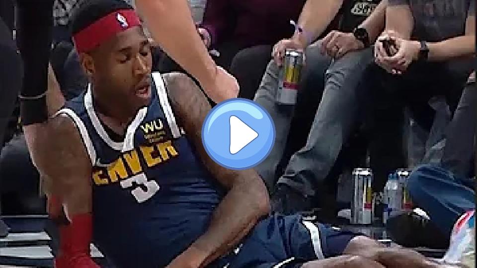 Video thumb: SCARY INJURY: Will Barton BLACKED OUT after colliding with Jusuf Nurkic