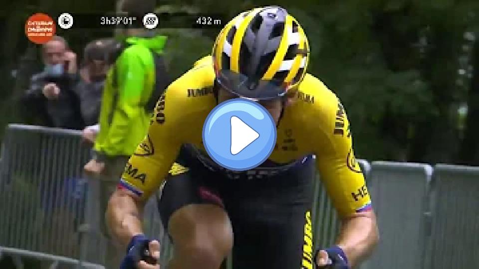 Video thumb: Primoz Roglic Defeats Ineos on Dauphiné Stage 2