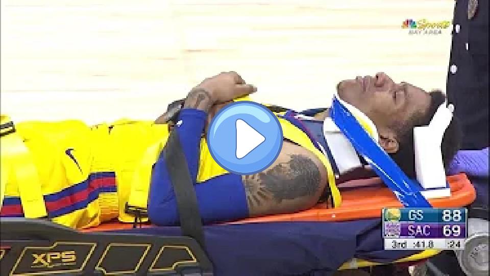 Video thumb: Patrick McCaw Scary Injury | Warriors vs. Kings | March 31, 2018 | 2017-18 NBA Season