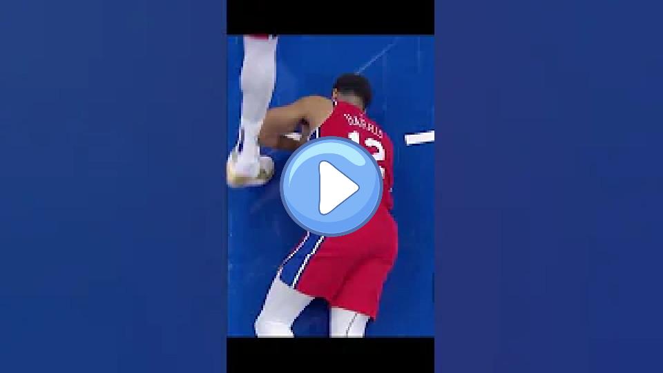 Video thumb: Tobias Harris Suffers Neck Injury After Being Elbowed by Bam Adebayo