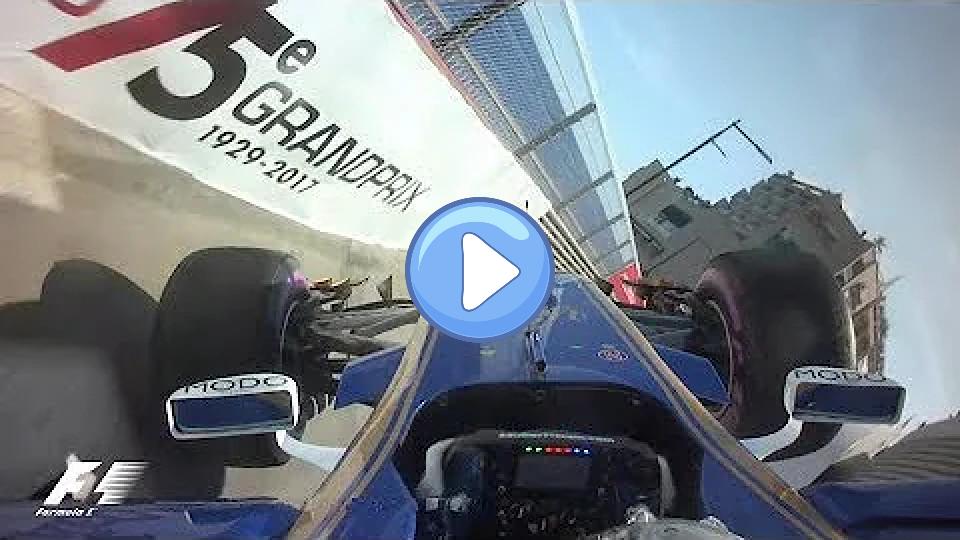 Video thumb: Button Flips Wehrlein into the Barriers | F1's Most Dramatic Moments of 2017