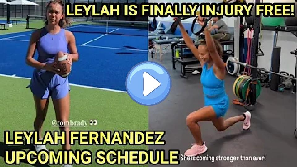 Video thumb: Leylah Fernandez Upcoming Schedule | Leylah Fernandez is Now Injury-Free
