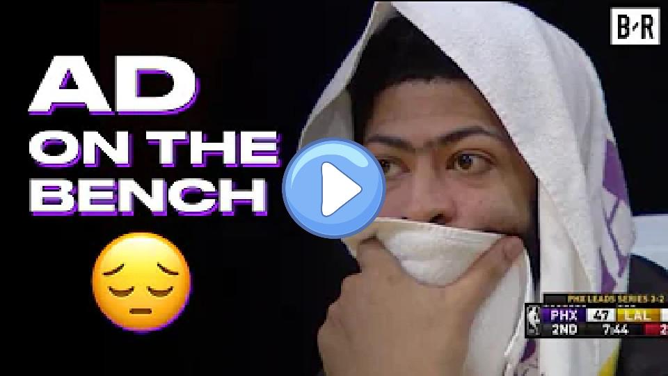 Play video: Anthony Davis Exits Game 6 After Five Minutes of Play Video thumb: Anthony Davis Exits Game 6 After Five Minutes of Play