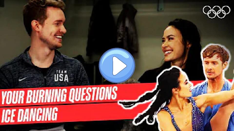 Video thumb: What is an edge? 🇺🇸 Madison Chock and Evan Bates answer burning questions! ⛸