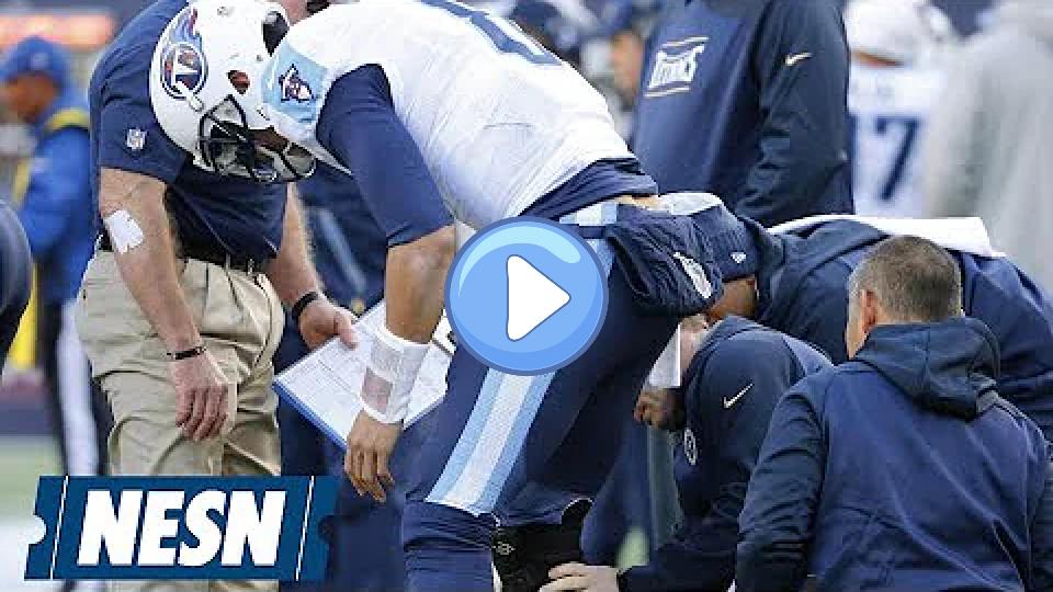 Video thumb: Marcus Mariota Injured as Patriots Defeat Titans