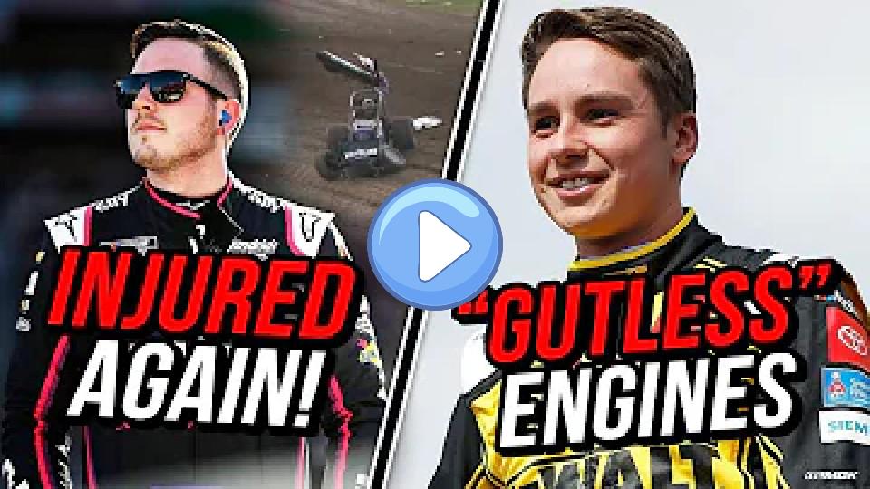 Video thumb: Alex Bowman Injured in Sprint Car Crash | Christopher Bell Calls Out NASCAR 