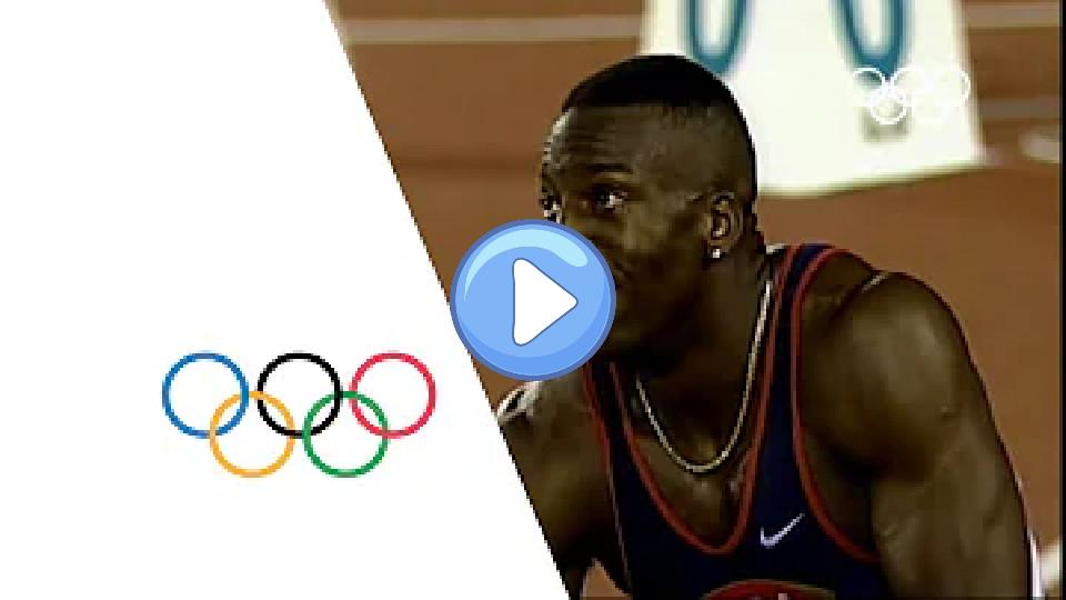 Play video: Michael Johnson Breaks 200m and 400m Olympic Records - Atlanta 1996 Olympics Video thumb: Michael Johnson Breaks 200m and 400m Olympic Records - Atlanta 1996 Olympics