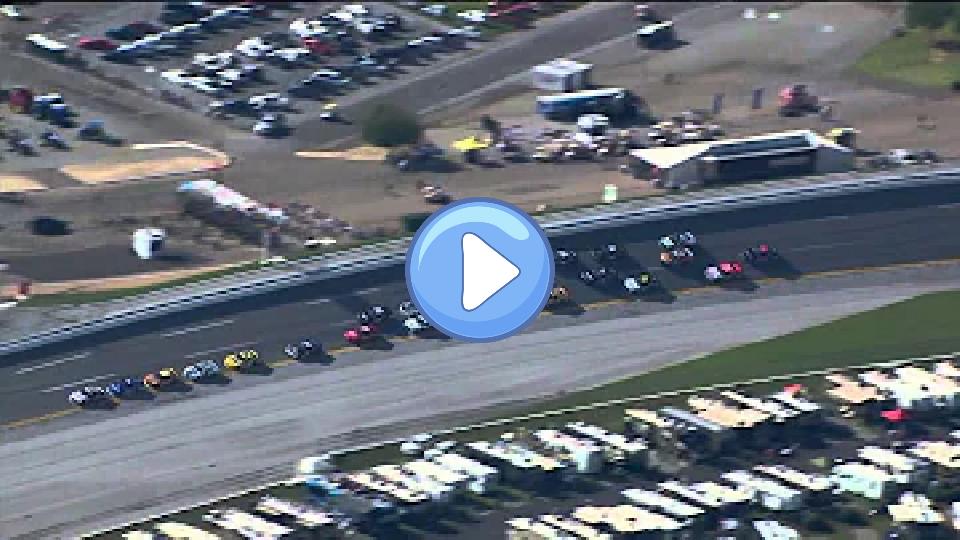 Video thumb: Ty Dillon and Bubba Wallace were involved in a late-race crash.